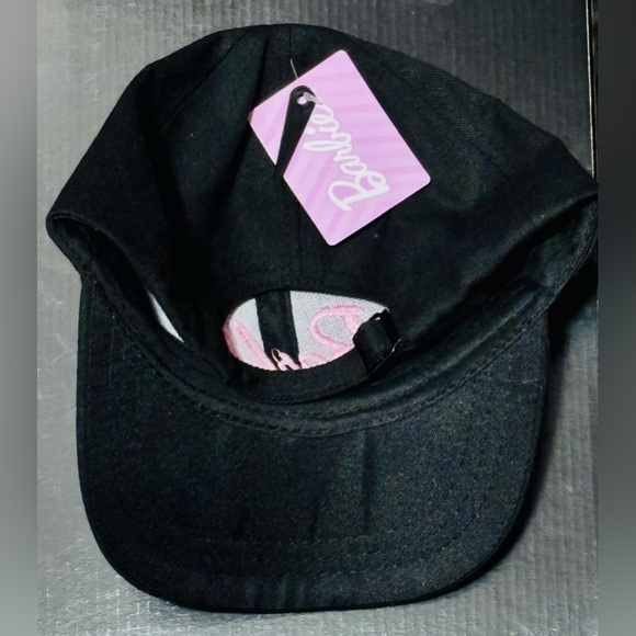 Black Barbie Embroidered Adjustable Hat - Picture 2 of 3